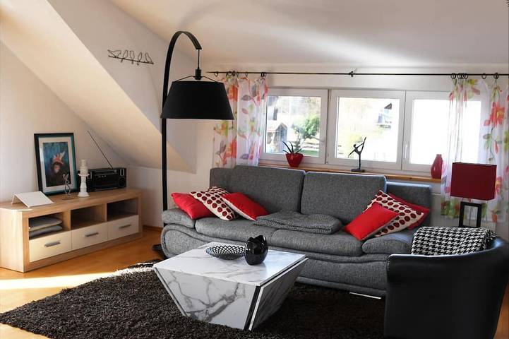 Ferienwohnung für 3 Personen, mit Terrasse und Garten
