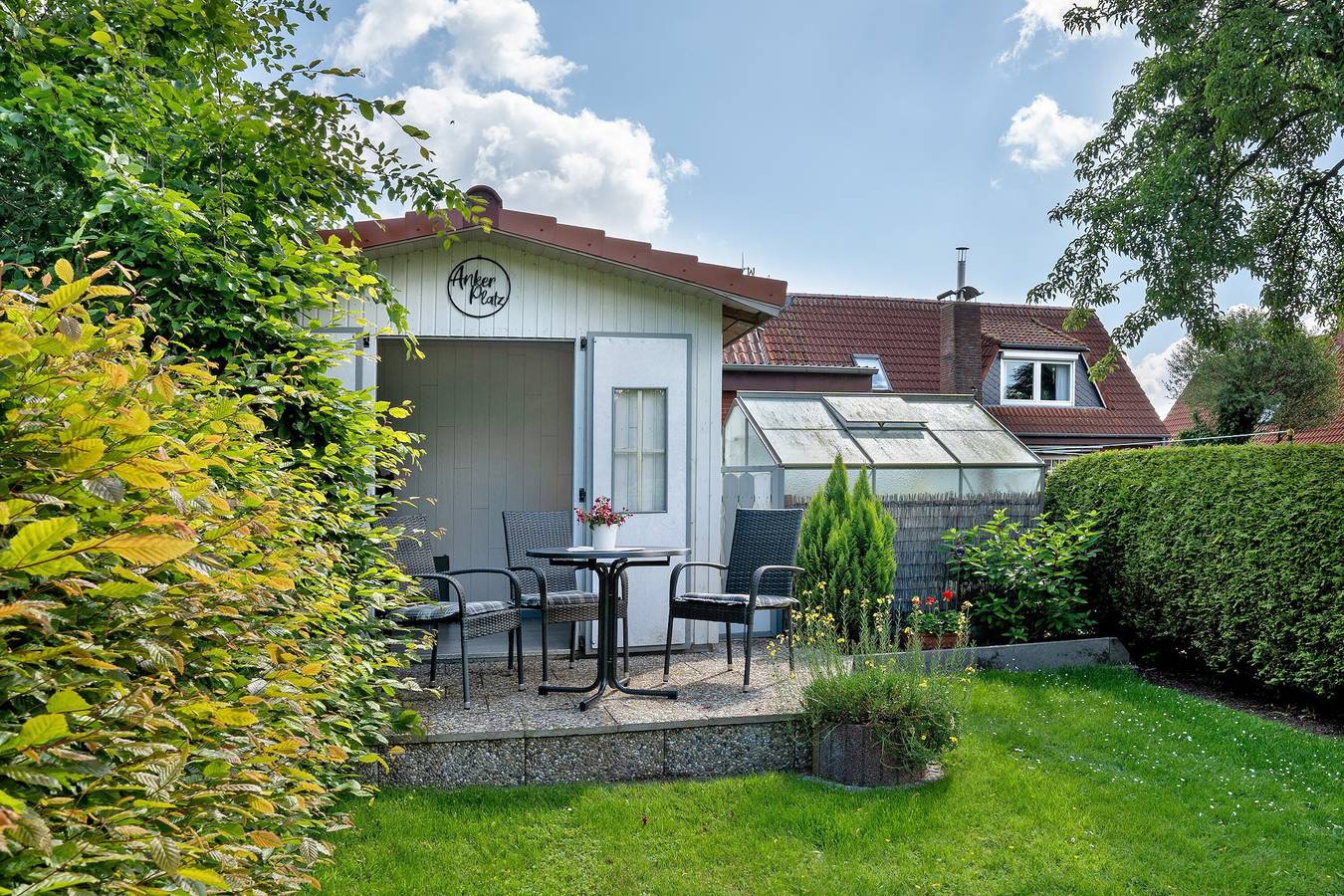 Ganze Wohnung, Ferienwohnung 'Simonsen' mit separater Terrasse, Gemeinschaftsgarten und Wlan in Rabenkirchen-Faulück, Kappeln & Umgebung