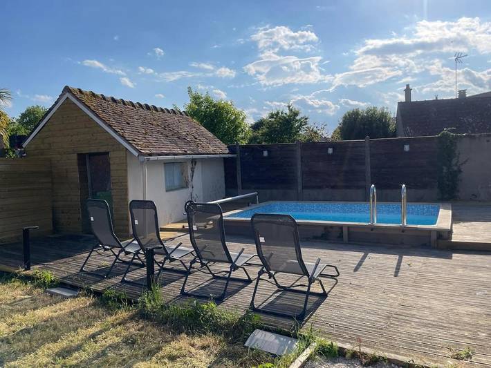 Location de vacances pour 13 personnes, avec jacuzzi ainsi que piscine et terrasse, animaux acceptés à Saint-Laurent-Nouan - 4
