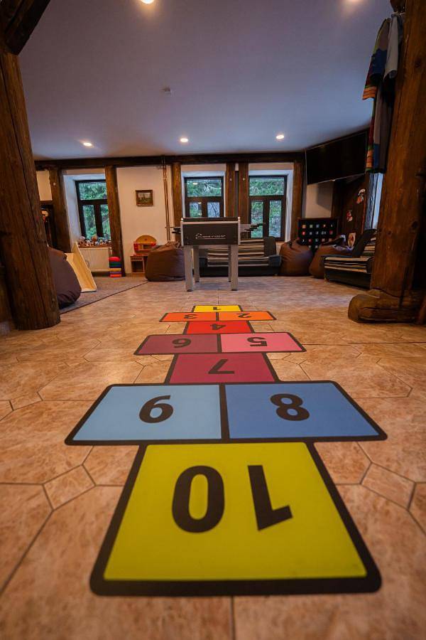 Ferienhaus für 35 Personen, mit Sauna und Ausblick sowie Garten im Böhmerwald