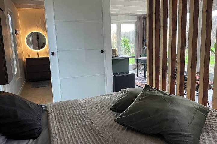 Chalet für 2 Personen, mit Garten und Terrasse sowie Whirlpool, mit Haustier in Bergen (Nordholland) - 2