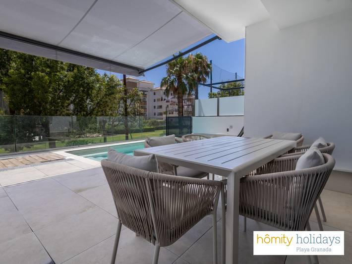 Gîte pour 6 personnes, avec jardin ainsi que vue et terrasse, adapté aux familles à Motril - 3