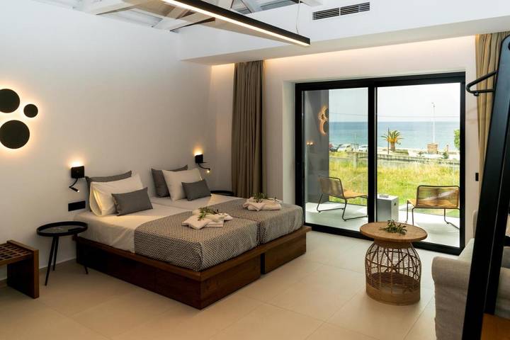 Ferienwohnung für 2 Personen, mit Balkon und Pool sowie Whirlpool und Garten in Petra (Griechenland) - 3