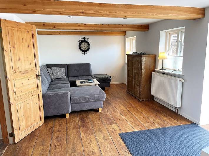 Dat groote Diekhuus - Whirpool, Terrasse, eingezäunter Garten, Sauna, Strandkorb in Rodenäs, Nordfriesland