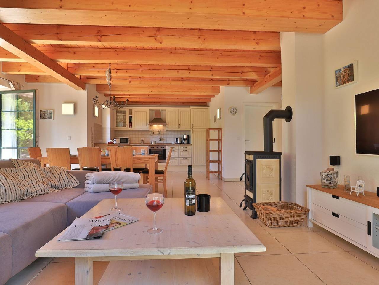 Ganze Ferienwohnung, Wellenreiter Ferienhaus in Groß Schwansee, Kalkhorst