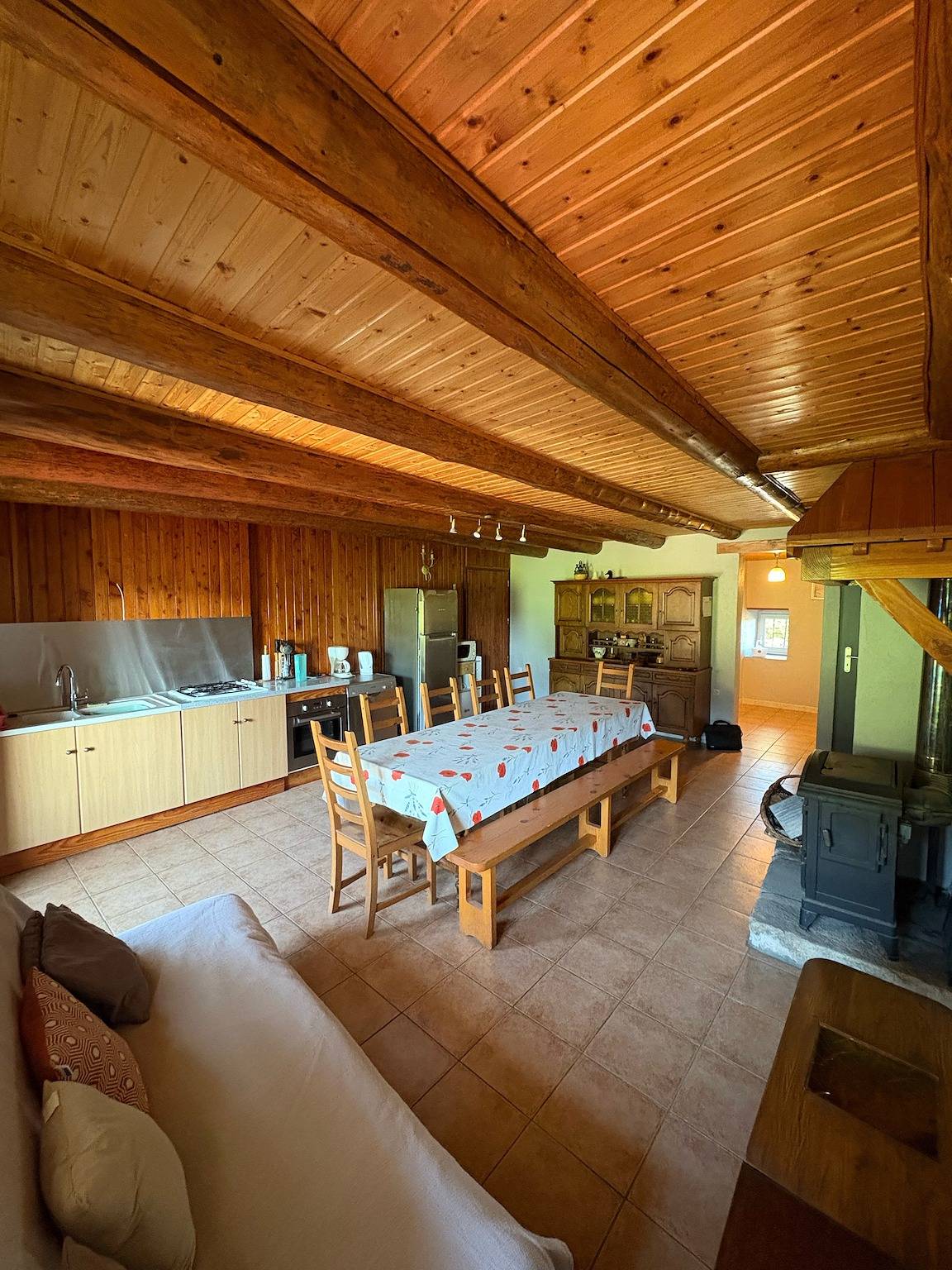 Gîte du Belvédère in Gumières, Parc Naturel Régional Livradois-Forez