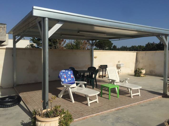 Apartamento entero, Villa con piscina en Punta Prosciutto, 120 m², área de juegos in Porto Cesareo, Golfo de Tarento
