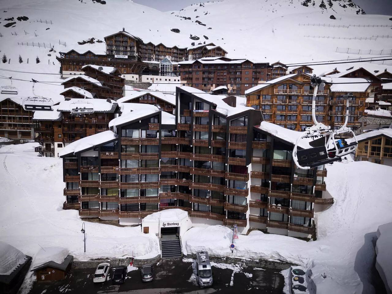 Monolocale intero, Studio Eterlous Cabine 27M2 4P in Val Thorens, Le tre valli