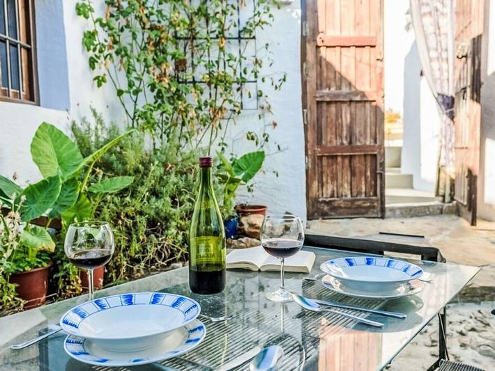 Ferienhaus für 2 Personen, mit Whirlpool und Terrasse sowie Garten