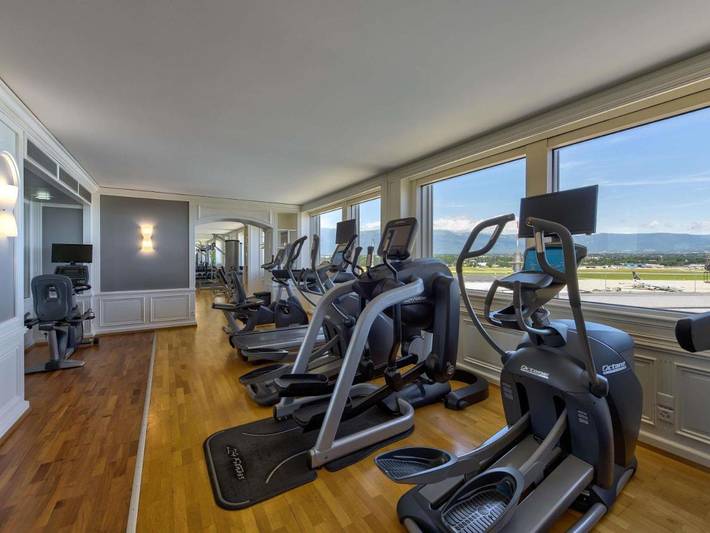 Hôtel pour 4 personnes, avec sauna ainsi que terrasse et vue, adapté aux familles dans Aeroport De Geneve Cointrin - 2