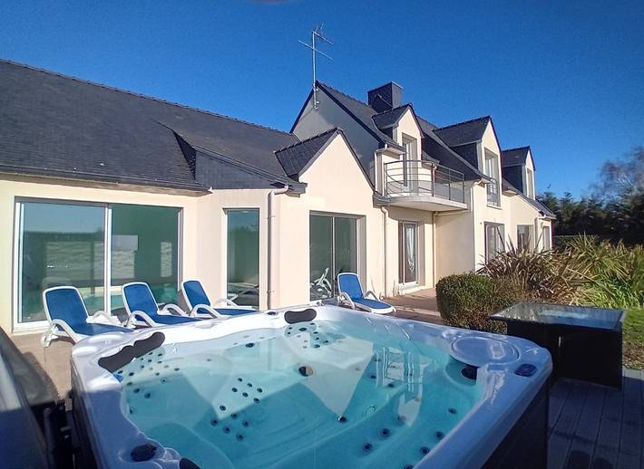 Villa pour 10 personnes, avec jardin ainsi que jacuzzi et balcon dans le Morbihan - 3