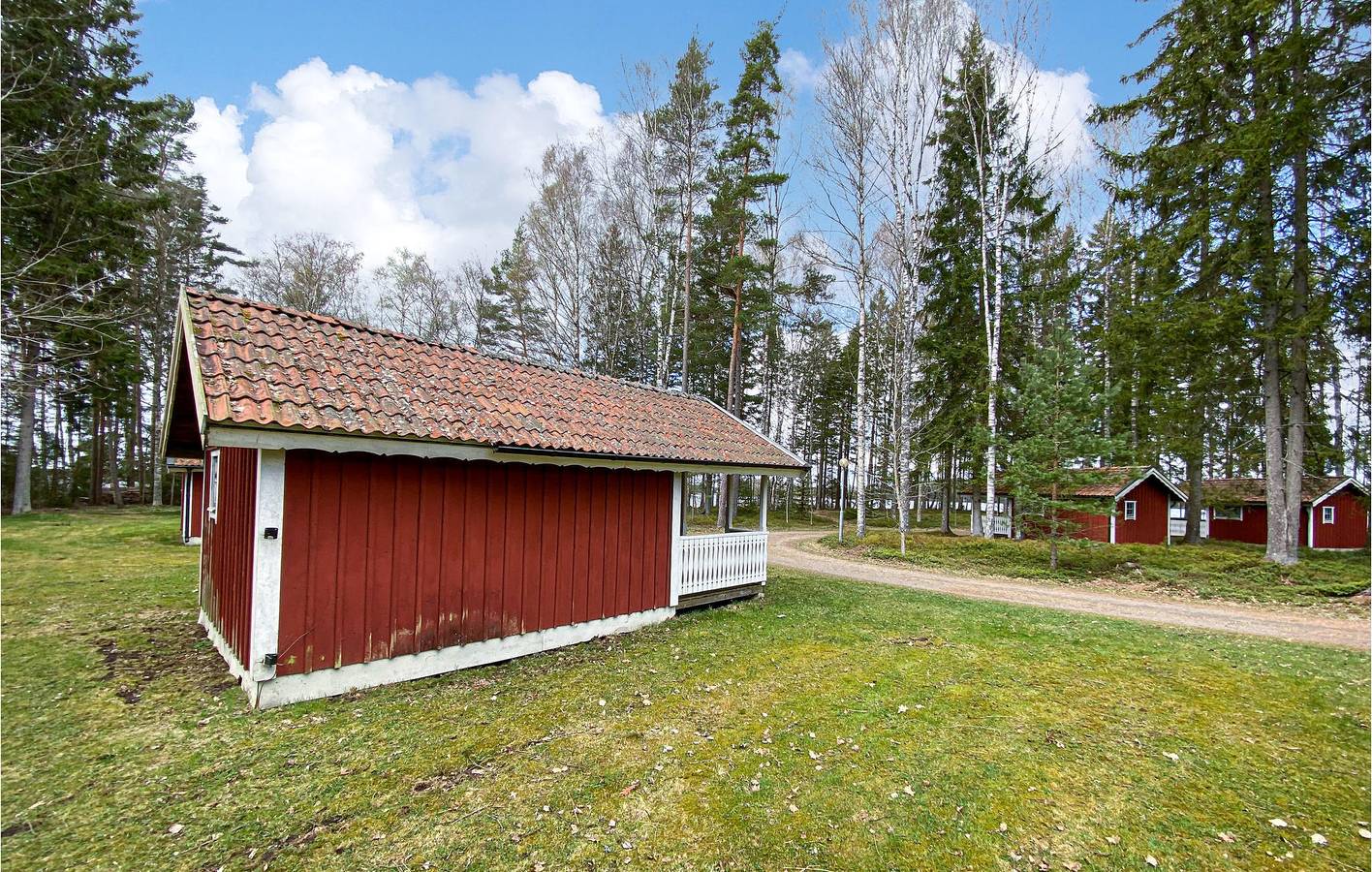 Ferienhaus für 4 Personen mit Seeblick in Hylte, Halland
