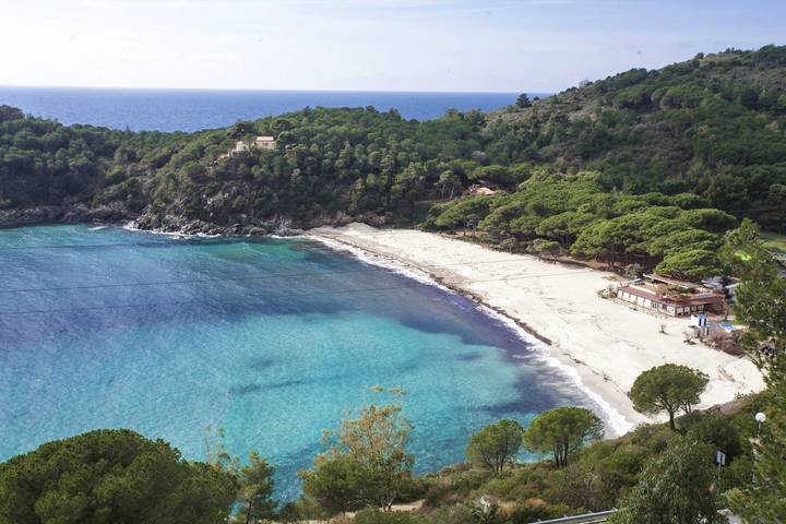Strandhaus für 3 Personen, mit Terrasse auf Elba