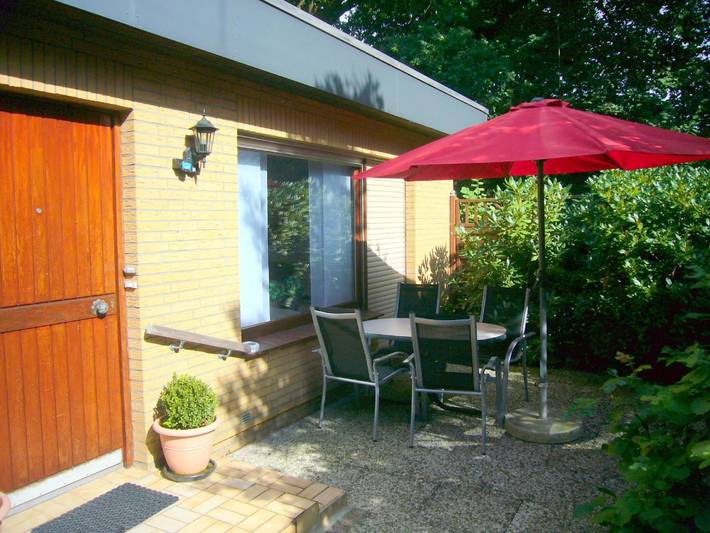 Ferienwohnung für 3 Personen, mit Garten