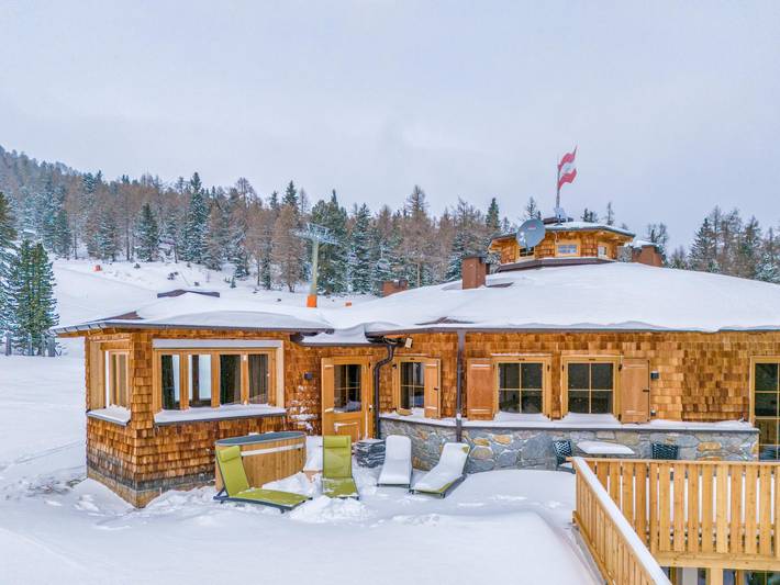 Ferienwohnung für 6 Personen, mit Terrasse und Sauna in Weißpriach