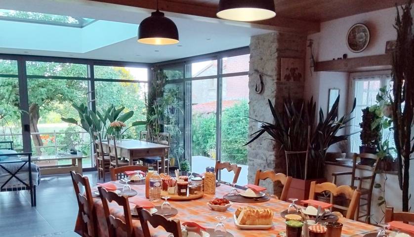 Chambre d’hôte pour 3 personnes, avec jardin