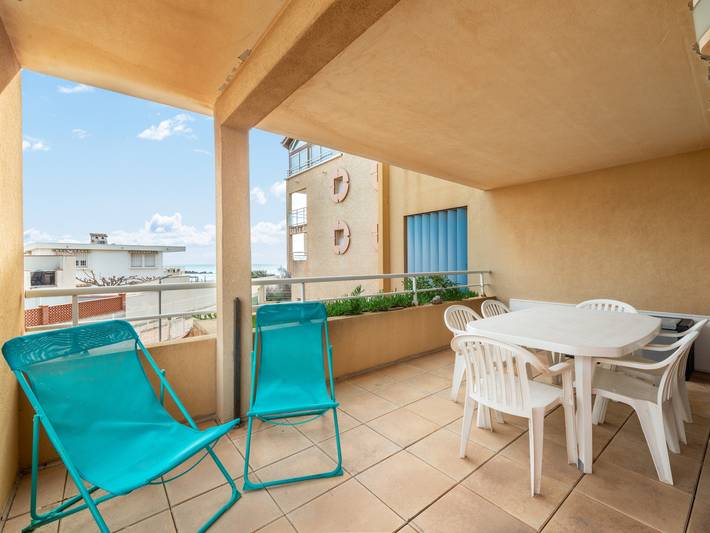 Ferienwohnung für 6 Personen, mit Terrasse, mit Haustier in Valras-Plage