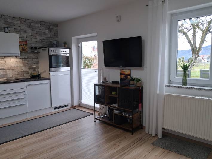 Apartamento entero, Apartamento 'Lounge' con vistas a la montaña, terraza privada y Wi-Fi in Sigmarszell, Suabia (Baviera)