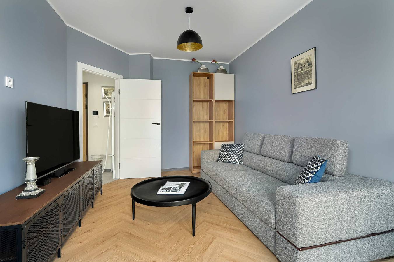 Ganze Wohnung, Elegant Apartment | Balcony and Workspace in Posen, Großpolen