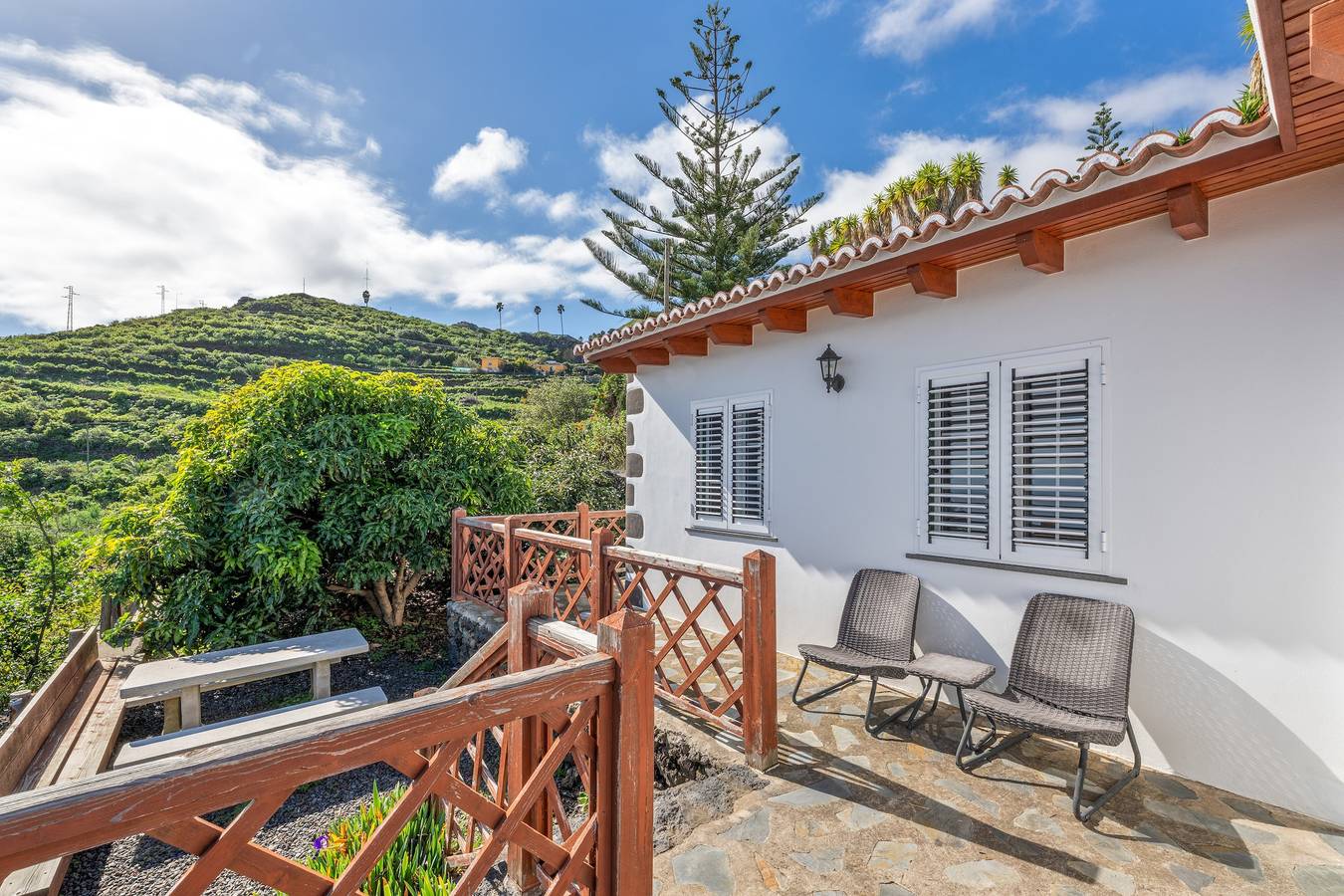 Ferienhaus 'Los Duraznos' mit privater Terrasse, privatem Garten und Wlan in Callejones, Villa de Mazo
