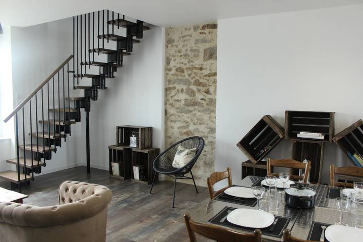 Gîte pour 5 personnes, avec jardin
