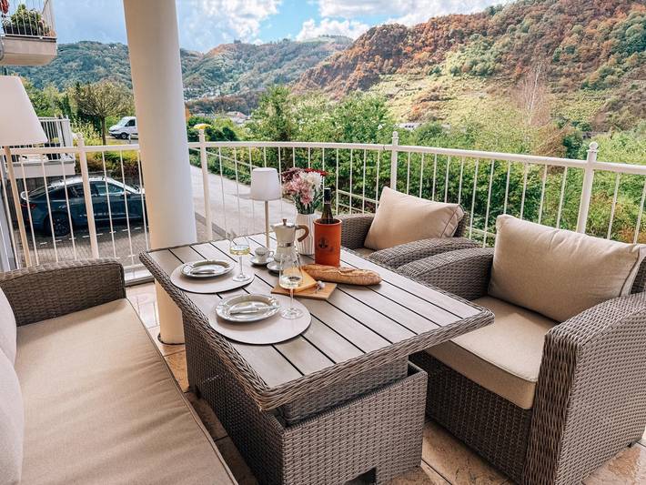 Ferienwohnung für 4 Personen, mit Balkon und Terrasse in Cochem