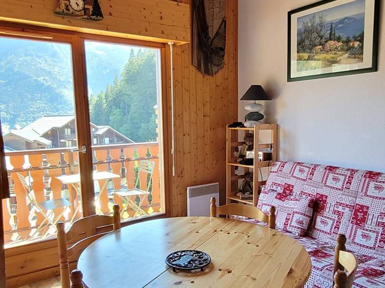 Apartamento entero, Alquiler de 2 piezas con acceso a pistas en Saint-Jean-d'Aulps in Le Biot, Thonon-les-Bains region