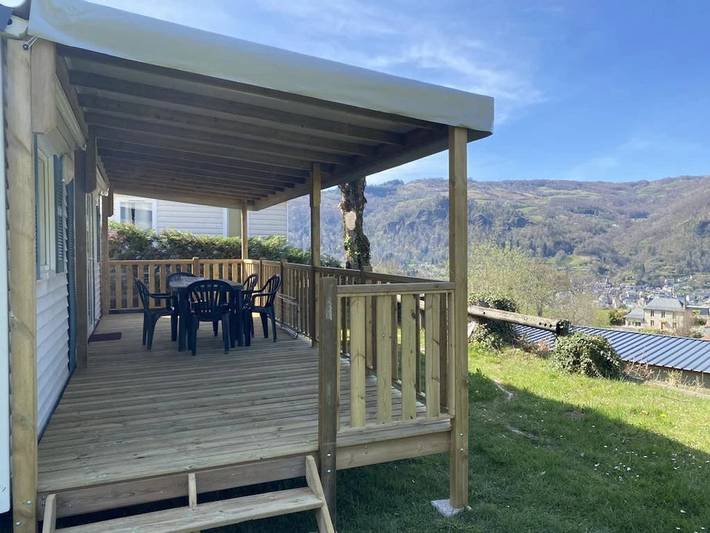 Mobil home pour 5 personnes, avec bassin pour enfant à Vic-sur-Cère - 2