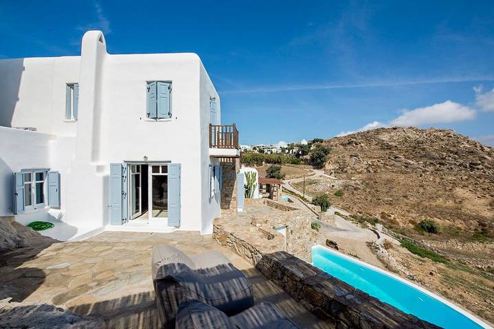 Casa de férias para 6 pessoas, com terraço e jardim em Mykonos