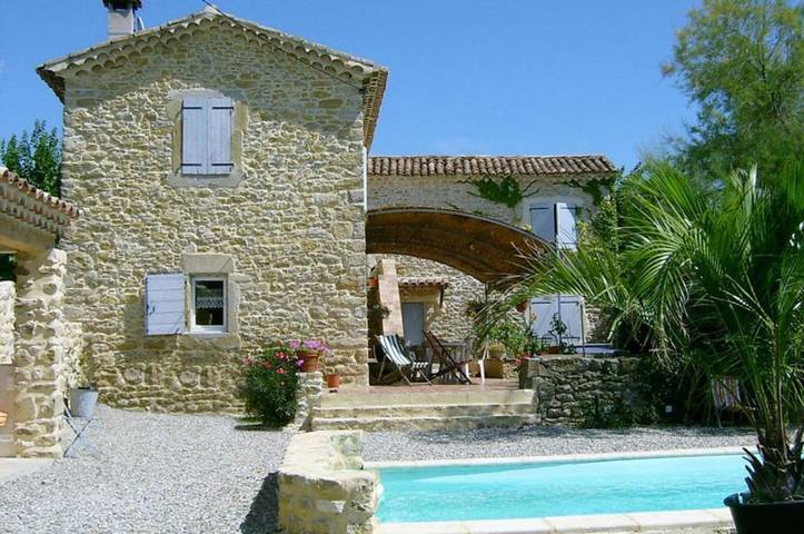 Maison de vacances pour 10 personnes, avec piscine ainsi que jardin et vue