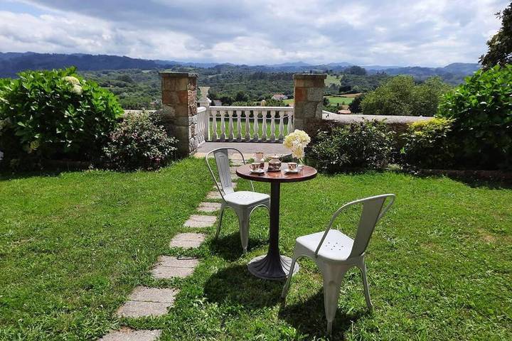 Casa rural para 13 personas, con vistas además de sauna y jardín, Se admiten mascotas en Siero - 3