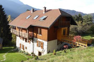 Gîte pour 4 personnes, avec jardin ainsi que balcon et sauna à Sainte-Agnès (Isère)