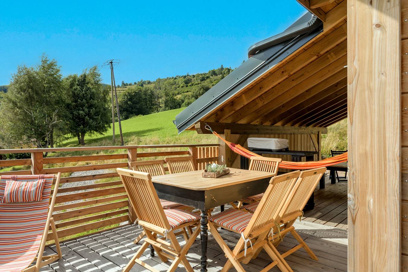 Chalet 'Le Amélie' mit Bergblick, privater Terrasse und Wlan in La Bresse, Regionaler Naturpark Belchen der Vogesen