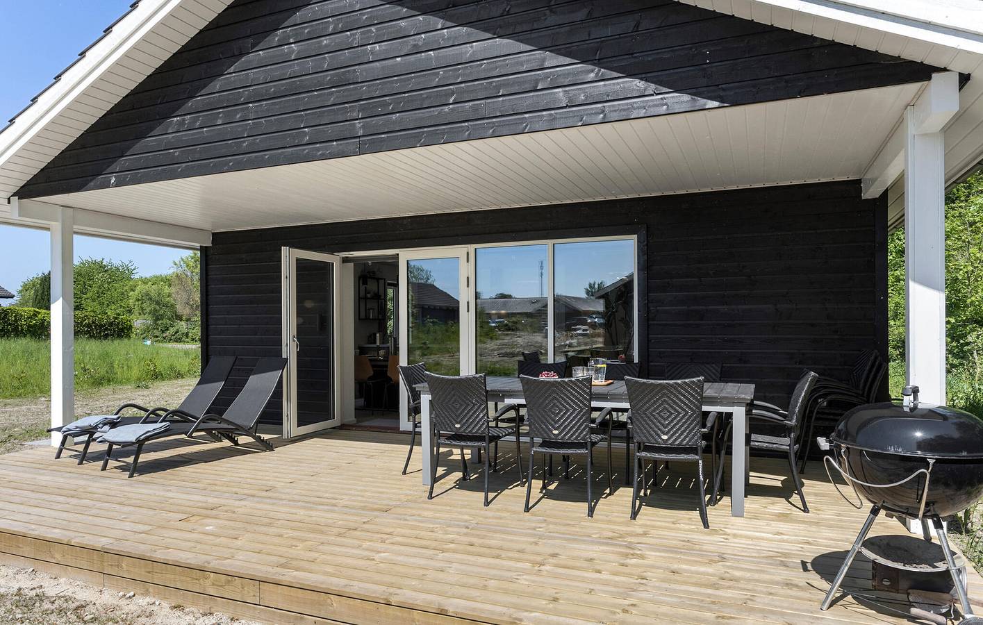 Feriehus for 10 personer med terrasse in Tranekær, Langeland
