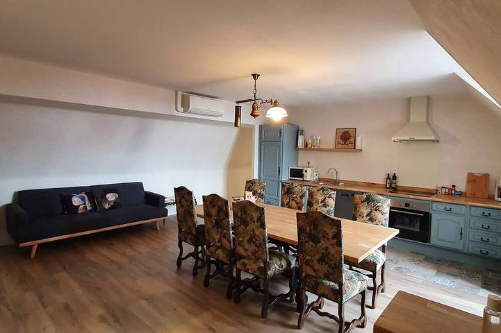 Gîte pour 13 personnes, avec jardin ainsi que sauna et jacuzzi à Dognen