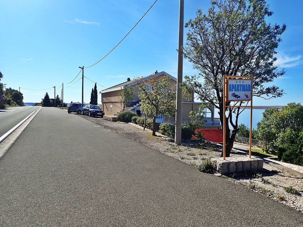 Ganze Wohnung, Apartment Jela-on the seafront in Baric Draga, Kvarner Festland