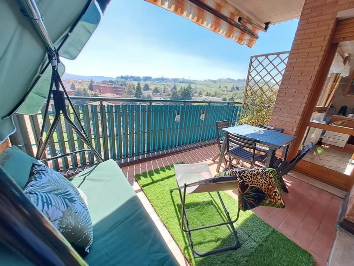 Ferienwohnung für 5 Personen, mit Seeblick und Balkon sowie Ausblick - 1