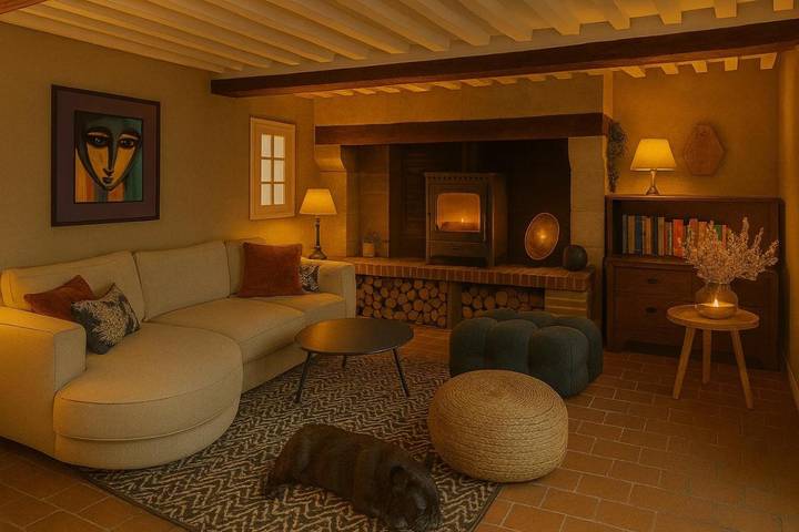 Location de vacances pour 6 personnes, avec jardin et vue, animaux acceptés à Les Champeaux - 4