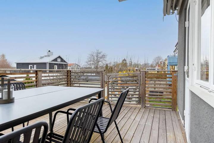 Ferienwohnung für 8 Personen, mit Terrasse und Garten sowie Ausblick in Astrid Lindgrens värld