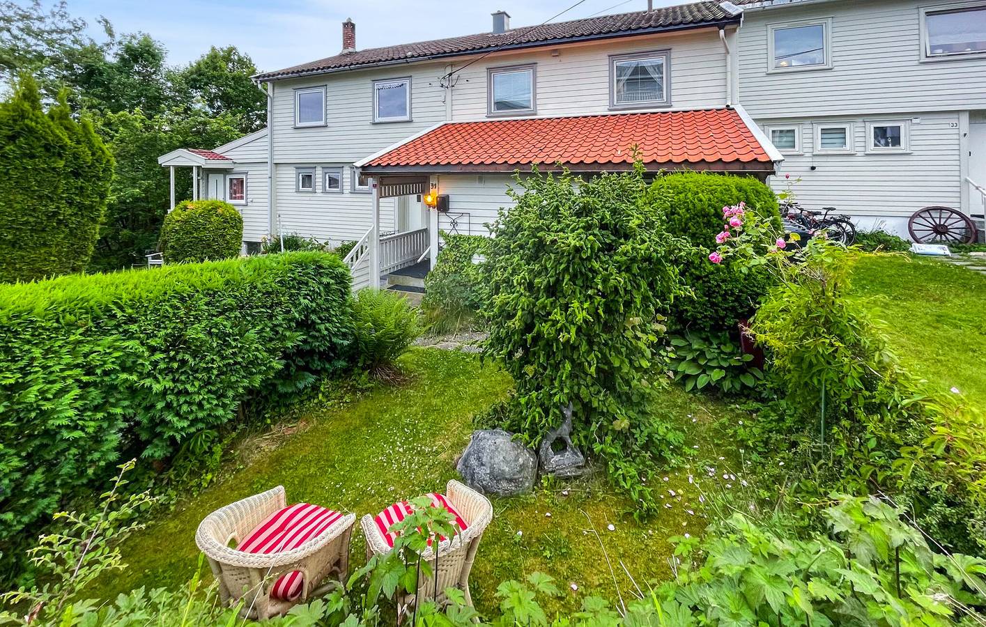 Feriehus for 8 personer med have in Kristiansand