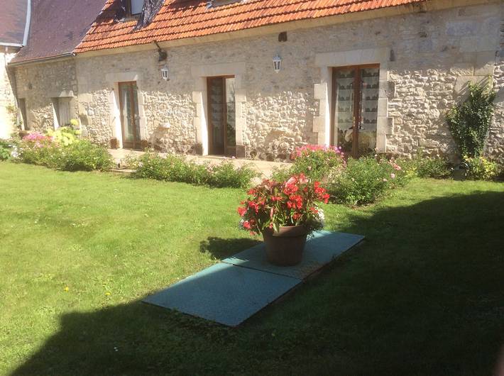 Chambre d’hôte pour 3 personnes, avec jardin dans l' Aisne