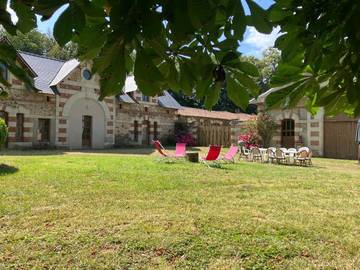 Gîte pour 6 personnes, avec terrasse et vue à Nueil-sur-Layon