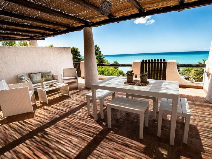 Casa vacanza per 4 persone, con Balcone e Terrazza nonché Giardino e Panorama a San Giorgio