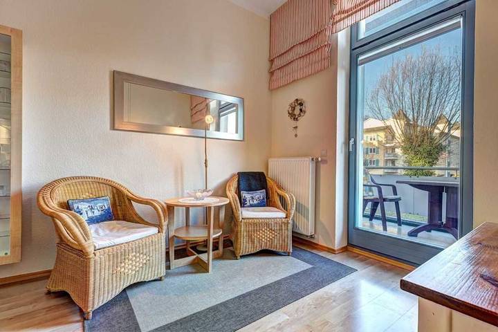 Ferienwohnung für 2 Personen, mit Balkon und Sauna in Heringsdorf
