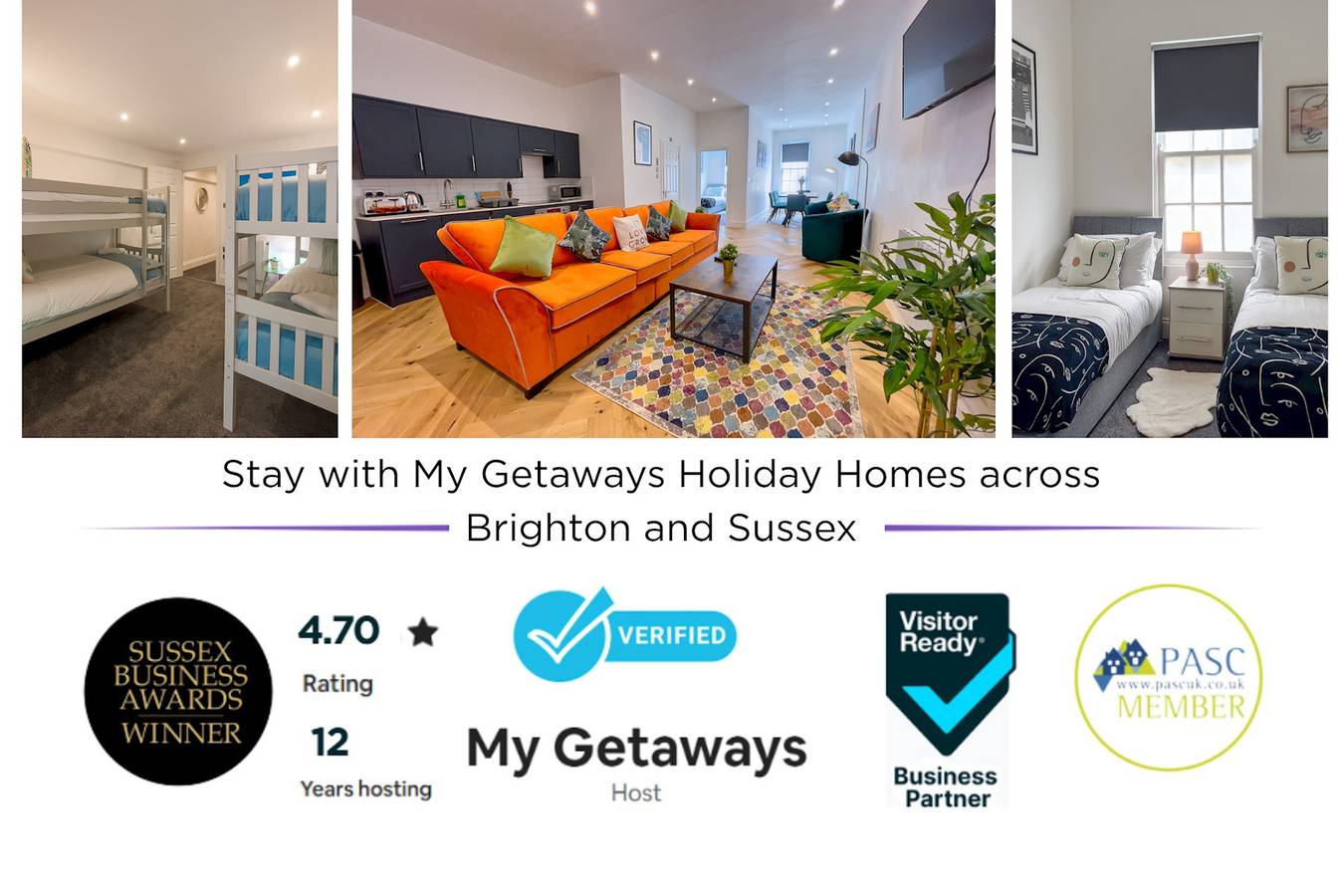 Apartamento entero, A Stones Throw | By My Getaways in Brighton, Sussex