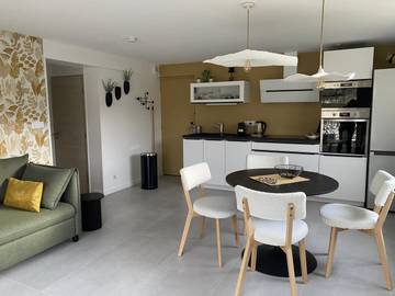 Appartement de vacances pour 2 personnes, avec terrasse et jardin dans le Puy-de-Dôme