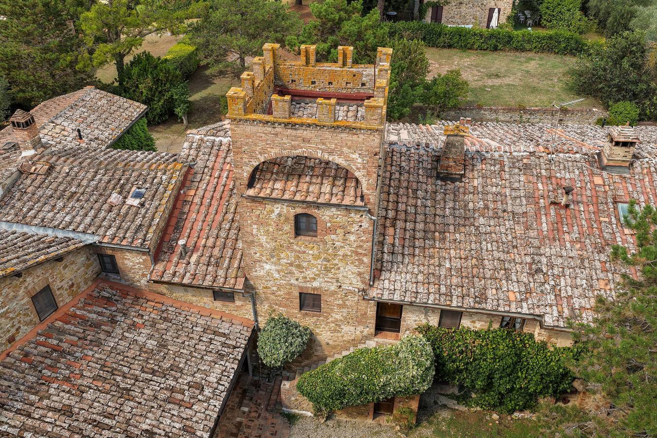 Villa Torre in den Hügeln von Siena in Siena, Siena Provinz