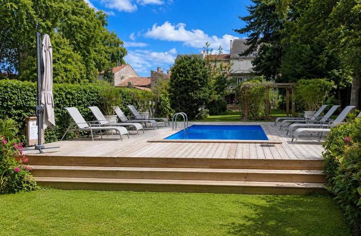 Appartement de vacances pour 2 personnes, avec piscine et jardin