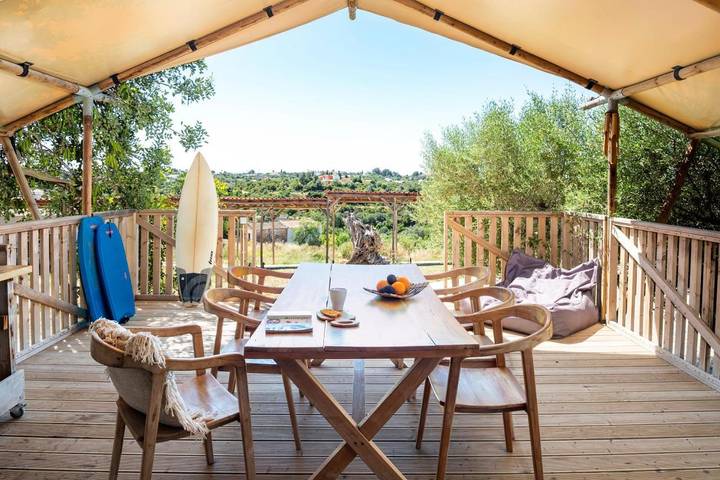 Camping für 4 Personen, mit Ausblick und Pool sowie Garten an der Algarve - 4