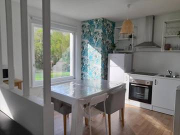 Gîte pour 4 personnes, avec vue à Busnes